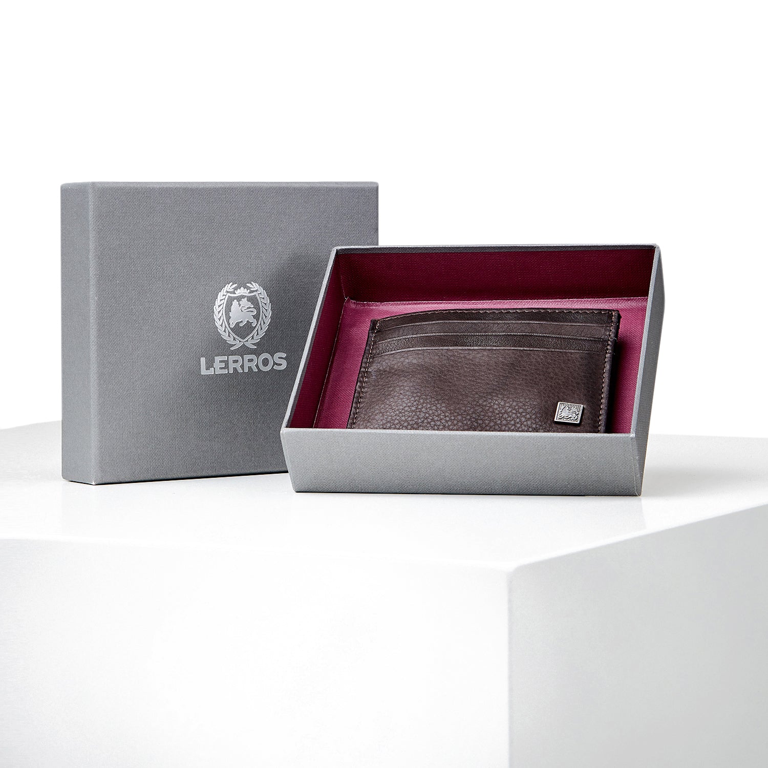 Lerros, Brown Leather CardHolder Wallet