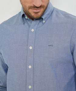 McGregor, Stretch Oxford Navy Shirt