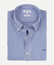 Load image into Gallery viewer, McGregor, Navy Stripe Seersucker Shirt
