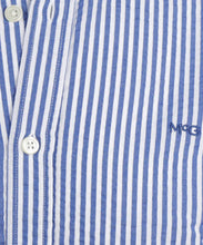 Load image into Gallery viewer, McGregor, Navy Stripe Seersucker Shirt
