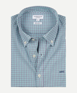 McGregor, Small Aqua Check Shirt