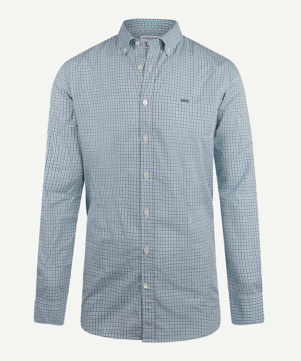 McGregor, Small Aqua Check Shirt