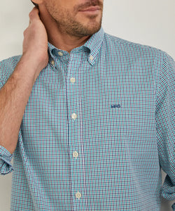 McGregor, Small Aqua Check Shirt