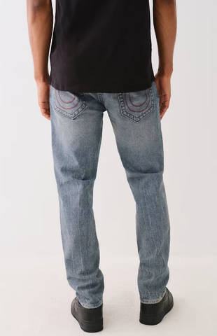 True Religion,Geno Slim Blue Wash Jeans