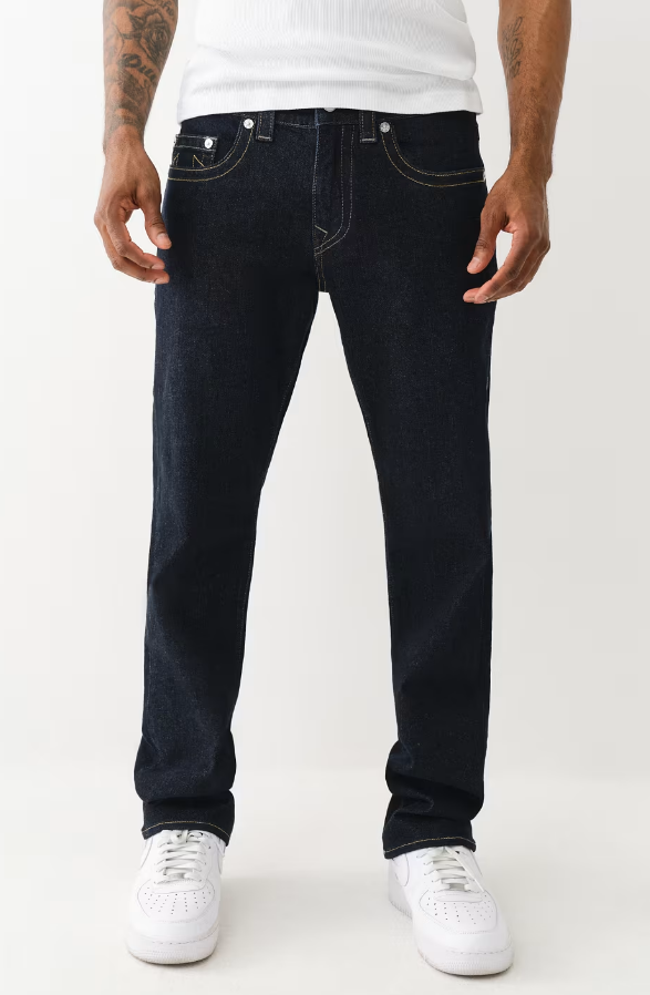 True Religion, Ricky Single Needle Straight Jeans