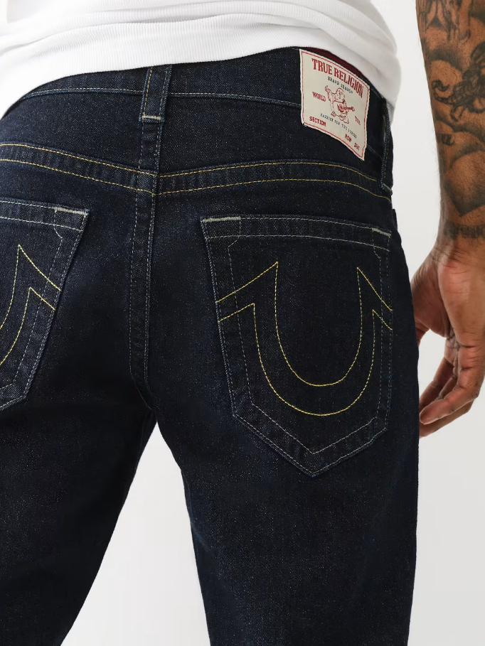 True Religion, Ricky Single Needle Straight Jeans