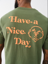 Load image into Gallery viewer, True Religion, Have  A Nice Day Puff Print Tee
