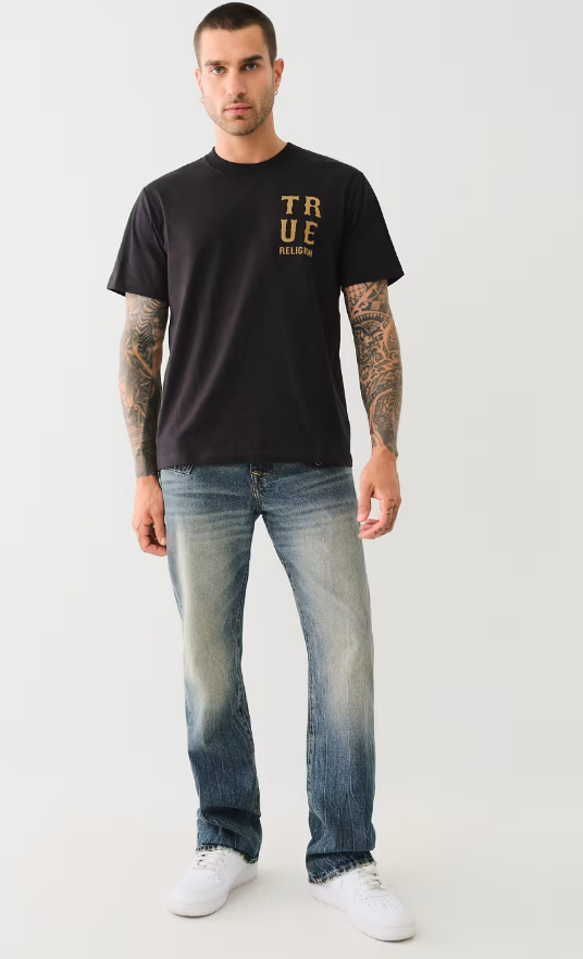 True Religion,Western Flocked Tee