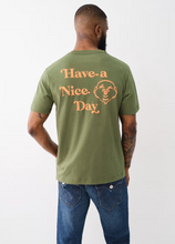 Load image into Gallery viewer, True Religion, Have  A Nice Day Puff Print Tee
