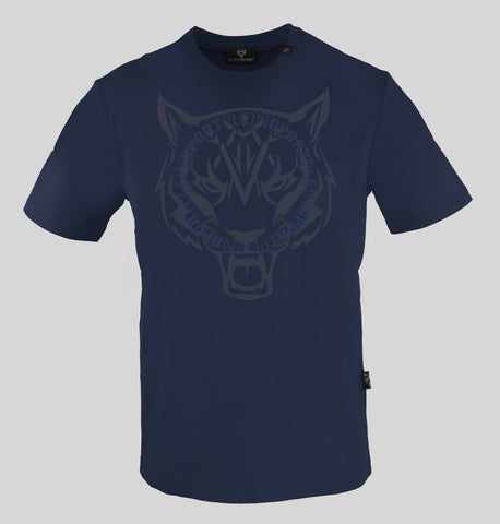 Plein Sport,  Navy T-Shirt With Special Tiger Design