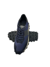 Load image into Gallery viewer, Pedro, Navy-Black  Sneakers In Suede And Fabric
