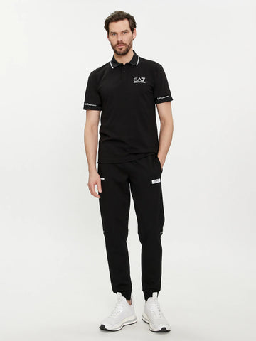 EA7, Black Polo Shirt