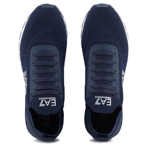 Emporio Armani, Legacy Knit Sneaker-Navy