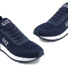 Load image into Gallery viewer, Emporio Armani, Legacy Knit Sneaker-Navy
