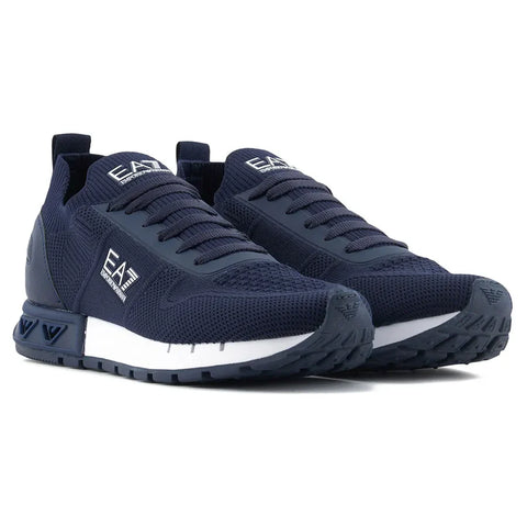 Emporio Armani, Legacy Knit Sneaker-Navy