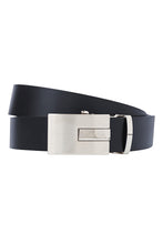 Load image into Gallery viewer, Gardeur, Navy Leather Belt With Automatic Buckle
