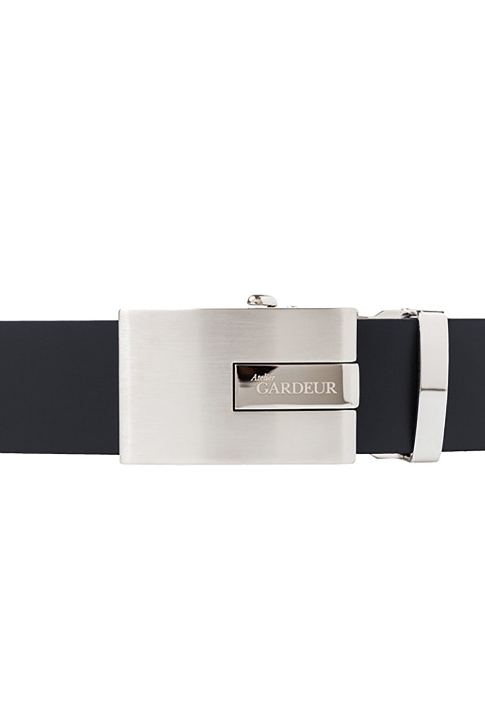 Gardeur, Navy Leather Belt With Automatic Buckle