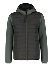 Load image into Gallery viewer, Lerros,Black / Olive Sweatjacket With Hood
