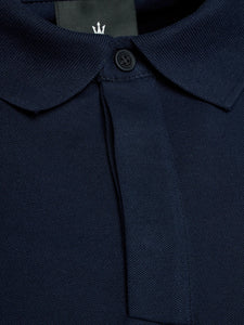 North Sails By Maserati, Navy Polo Shirt With Hidden Placket