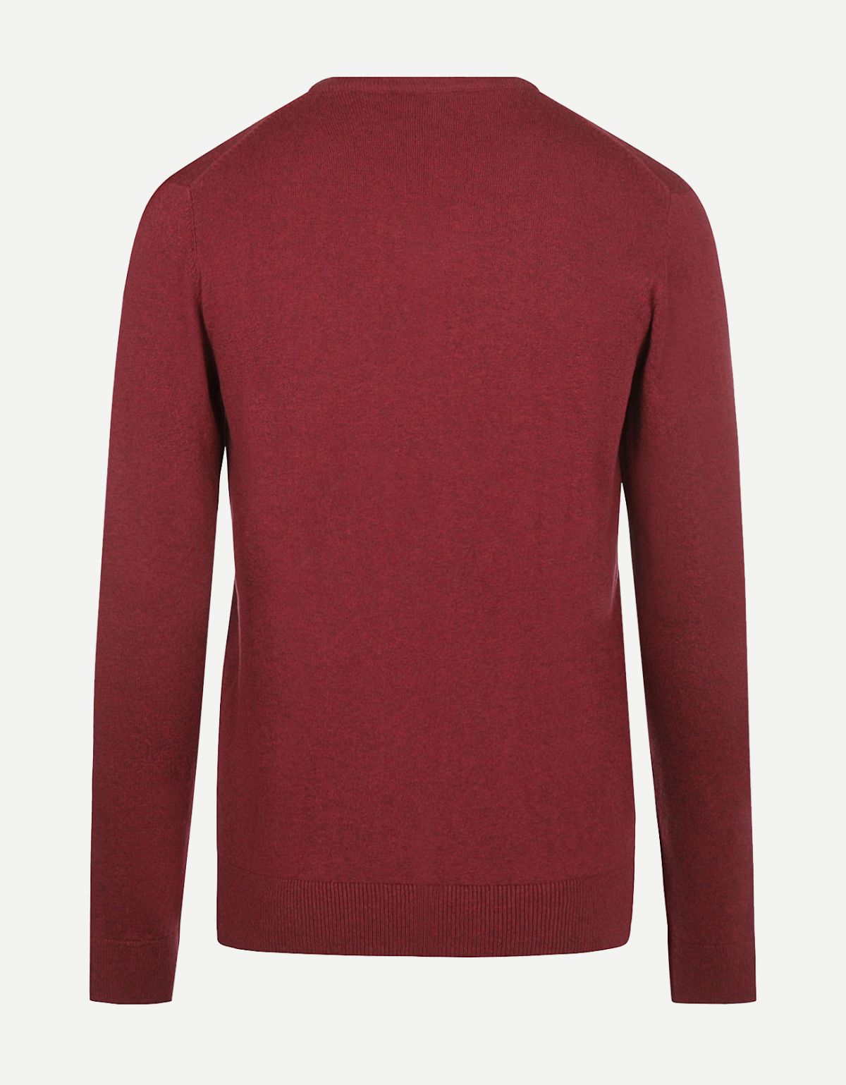 McGregor,  V-Neck Cotton/Merino Bordeaux Sweater