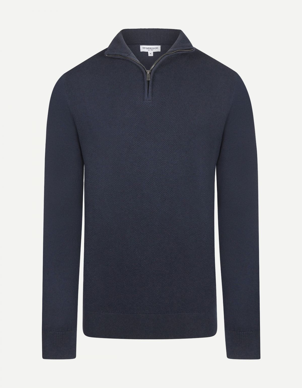 McGregor, Merino Blend  Half Zip Navy Sweater