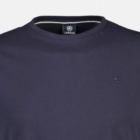 Lerros, Navy Classic Round Neck T-Shirt