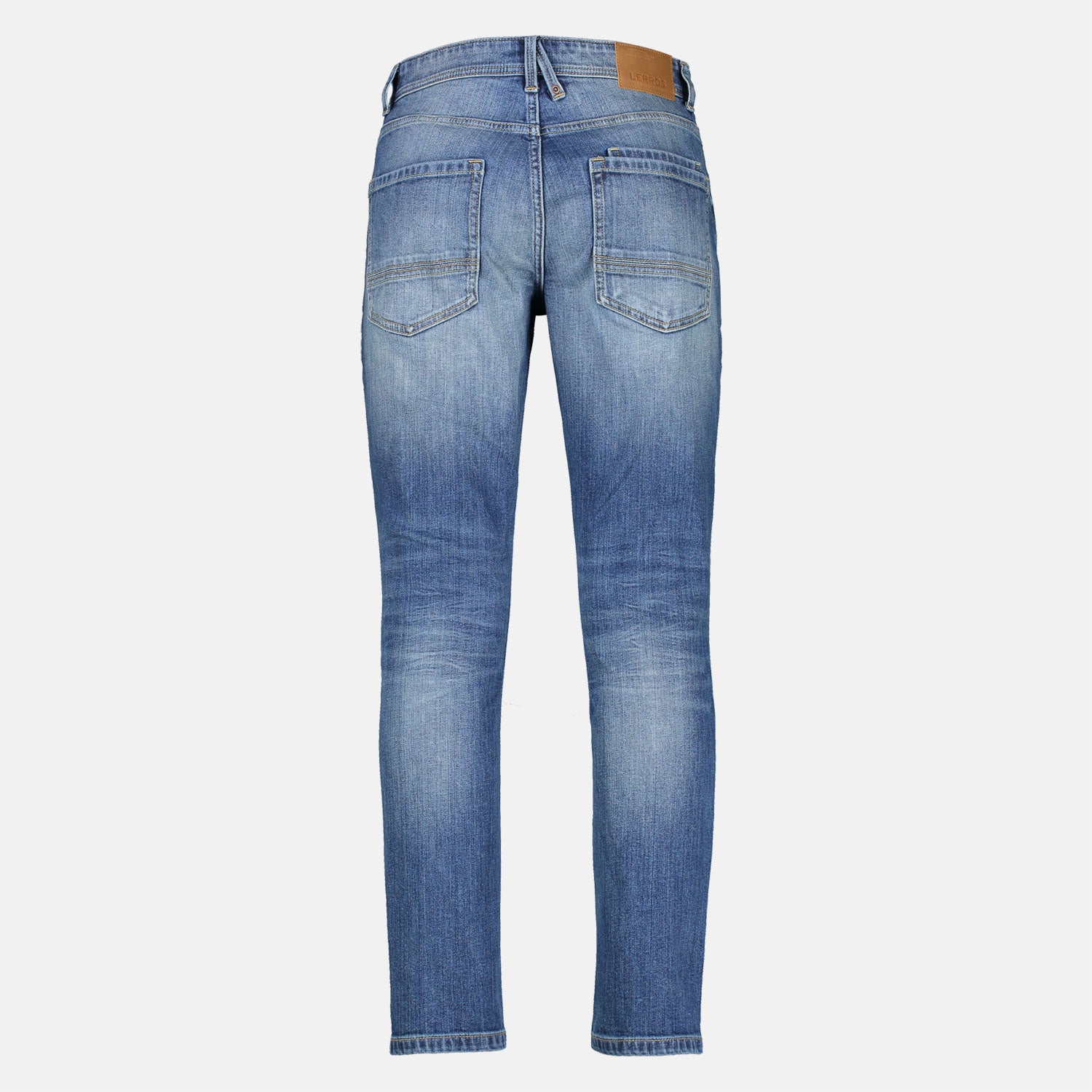 Lerros, 5-Pocket-Denim in Used-Look, RELAXED FIT, light blue