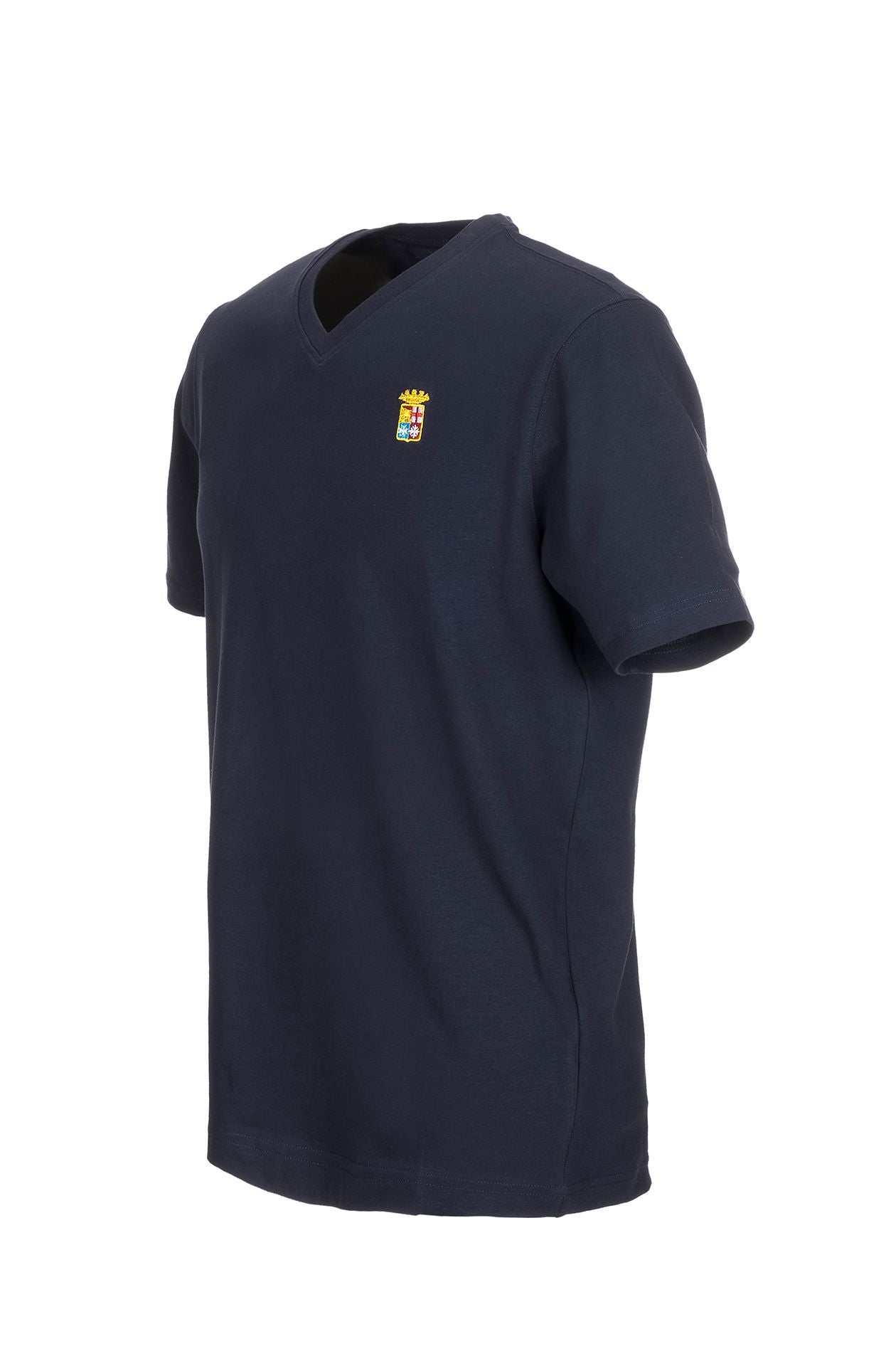 Marina Militare,Navy Basic V-Neck T-Shirt