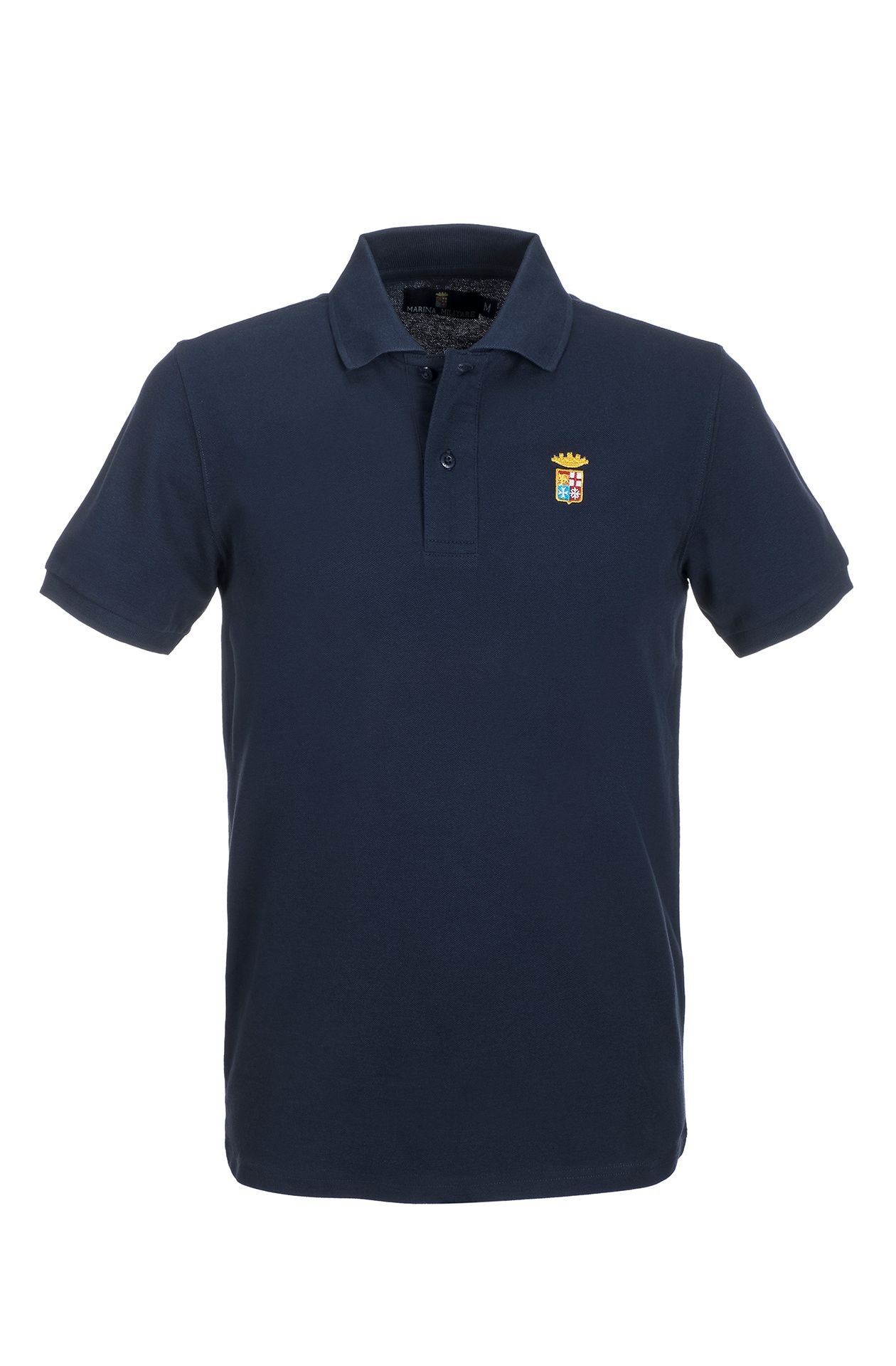 Marina Militare,Stretch Piquet Navy Basic Polo