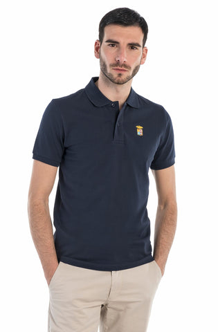 Marina Militare,Stretch Piquet Navy Basic Polo