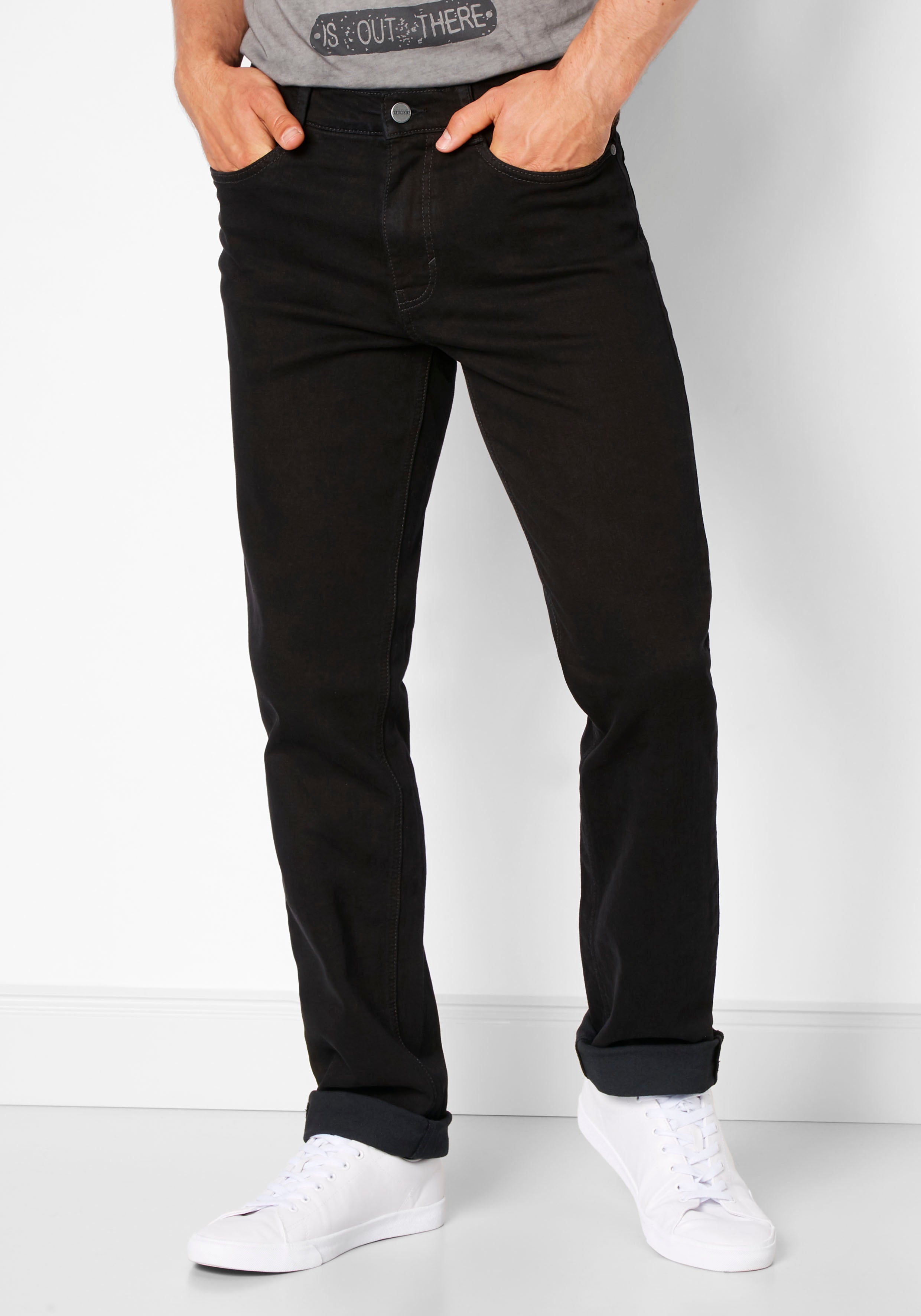 Paddock's Ranger Motion & Comfort Black Jeans