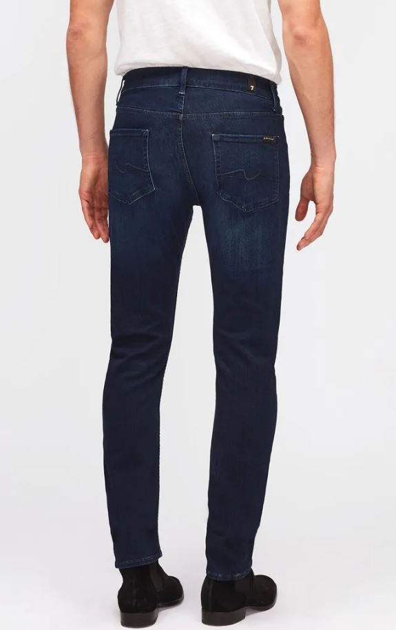 7 For All Mankind, Slimmy Tapered Luxe Performance Plus Deep Blue