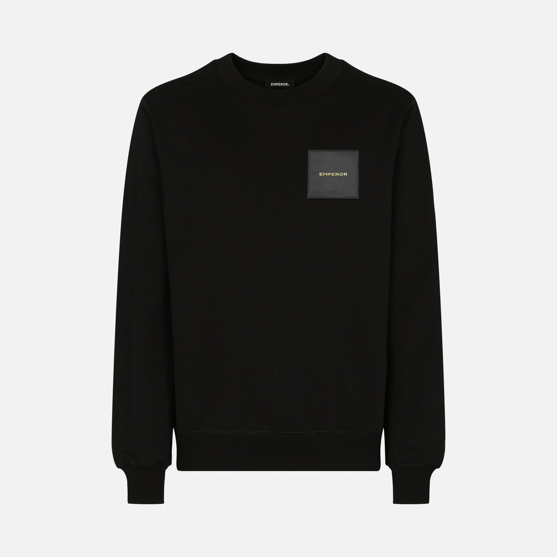 Emperor,Leather Patch Logo Sweatshirt