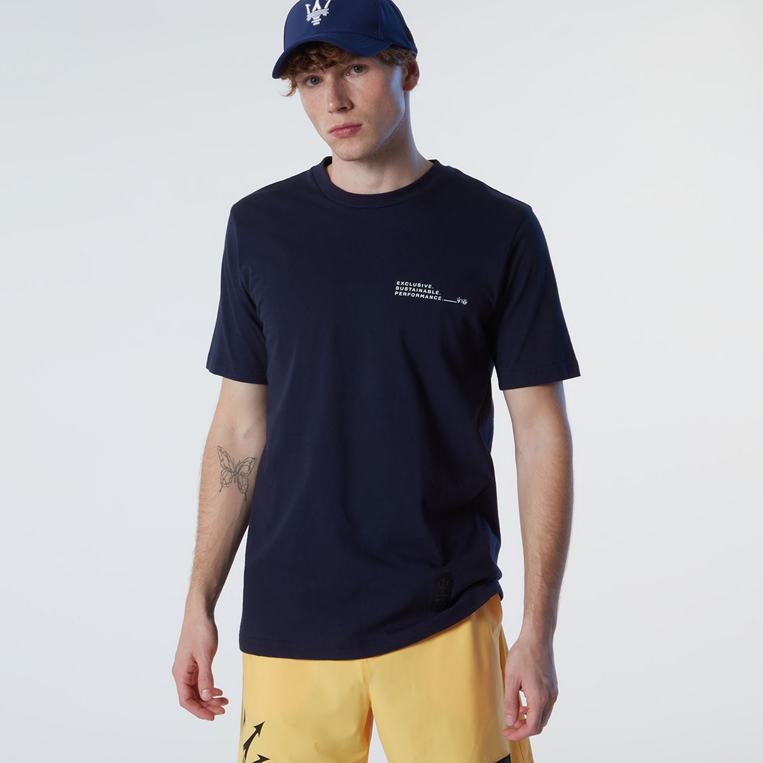 North Sails By Maserati, Navy Organic Jersey Shirt