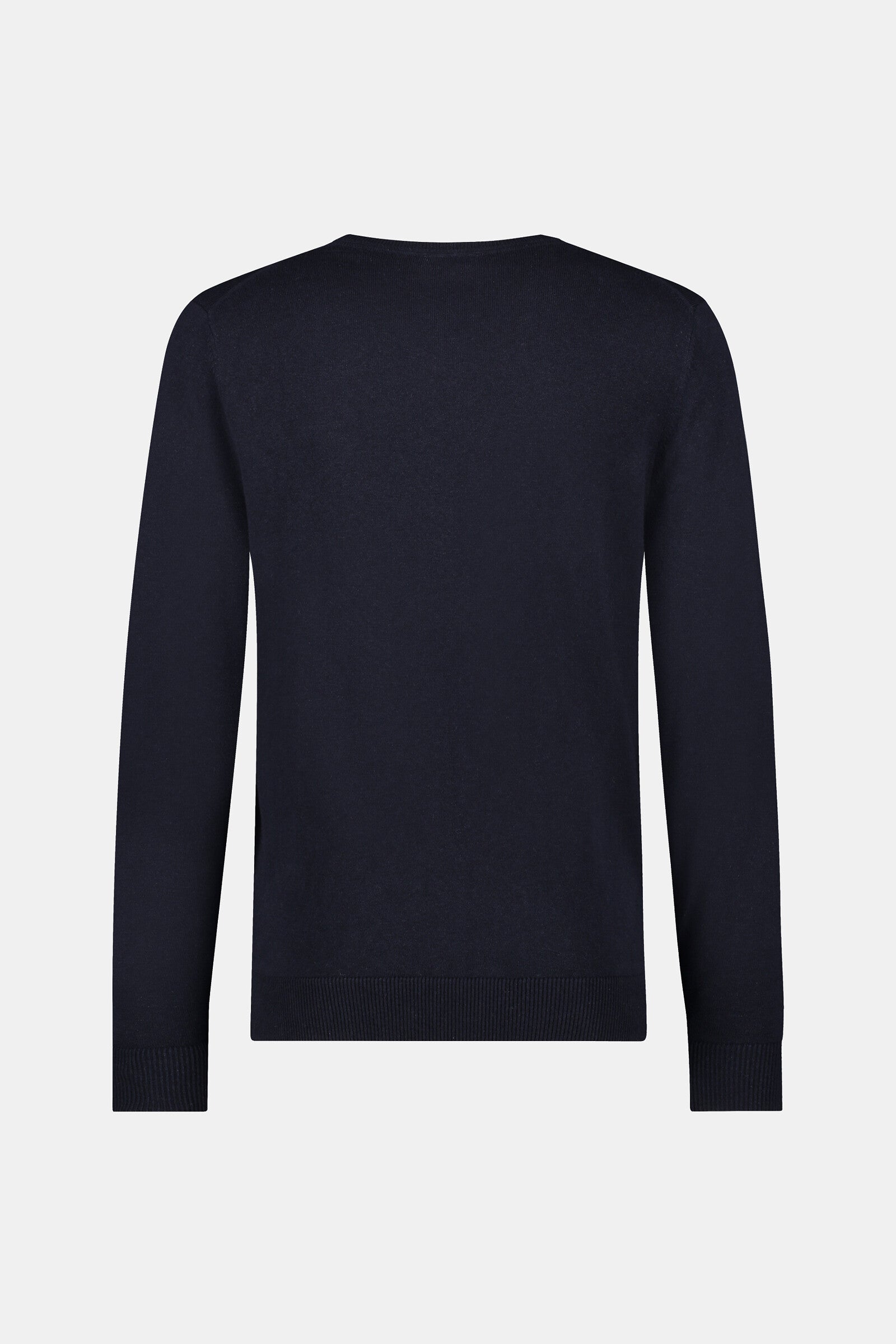 Mcgregor,Navy V-neck  Mix Cotton adn Linen Sweater