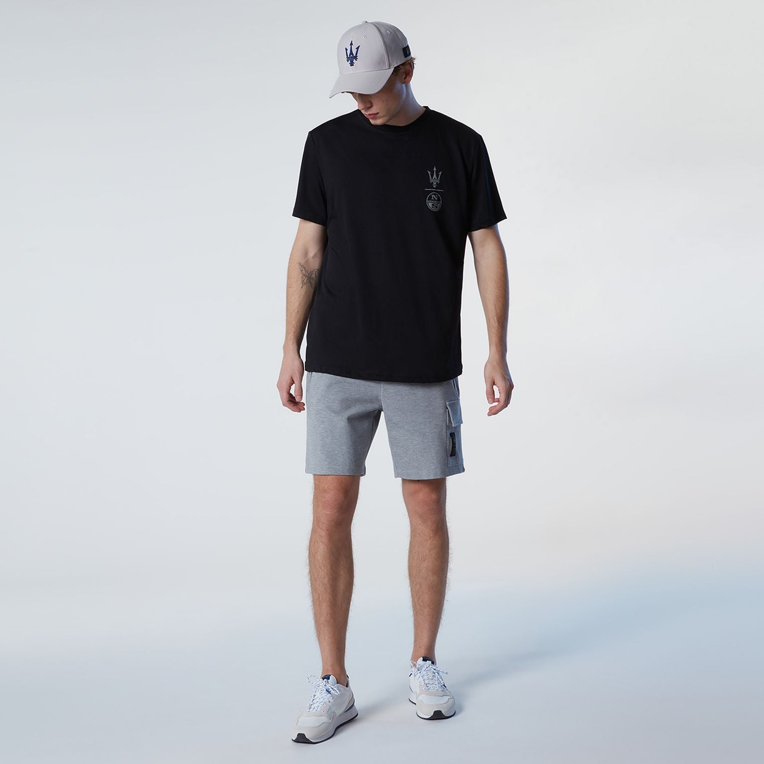 North Sails By Maserati, Interlock Sweat Grey Shorts