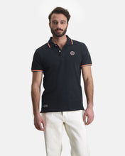 Load image into Gallery viewer, Gaastra, Navy Seaweed Pique Polo
