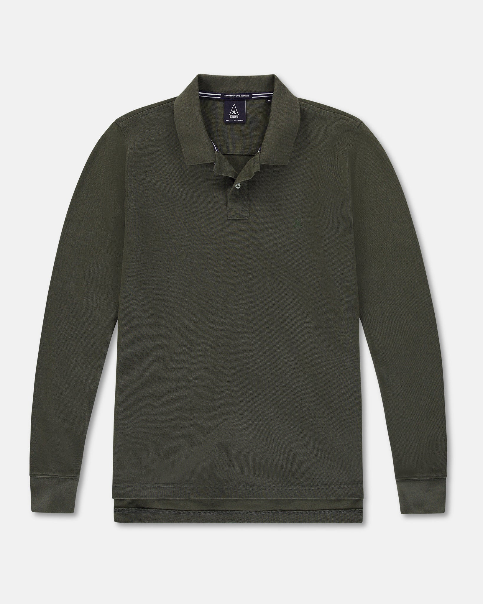 Gaastra, Long Sleeved Spokane Olive Polo