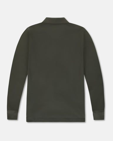 Gaastra, Long Sleeved Spokane Olive Polo