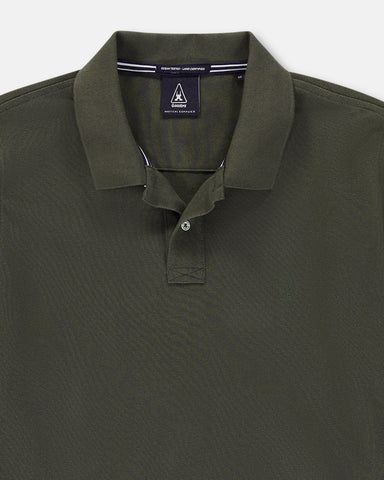 Gaastra, Long Sleeved Spokane Olive Polo