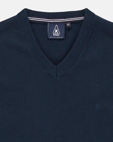 Gaastra, The Schooner  V-Neck Navy Pullover