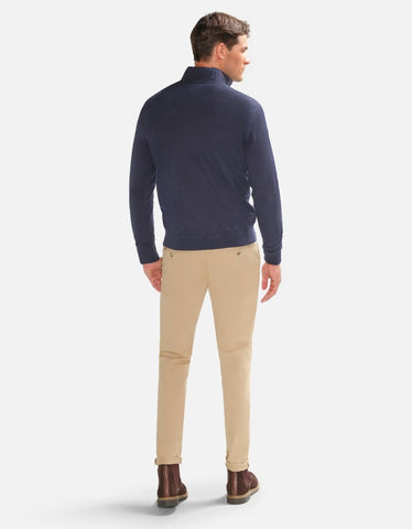 McGregor, Merino Blend  Half Zip Navy Sweater