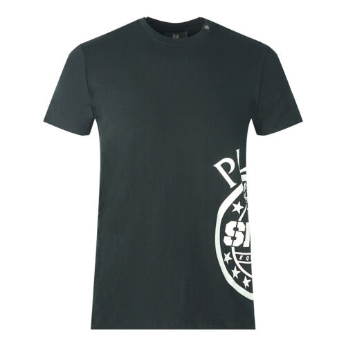 Plein Sport, Side Logo Black T-Shirt