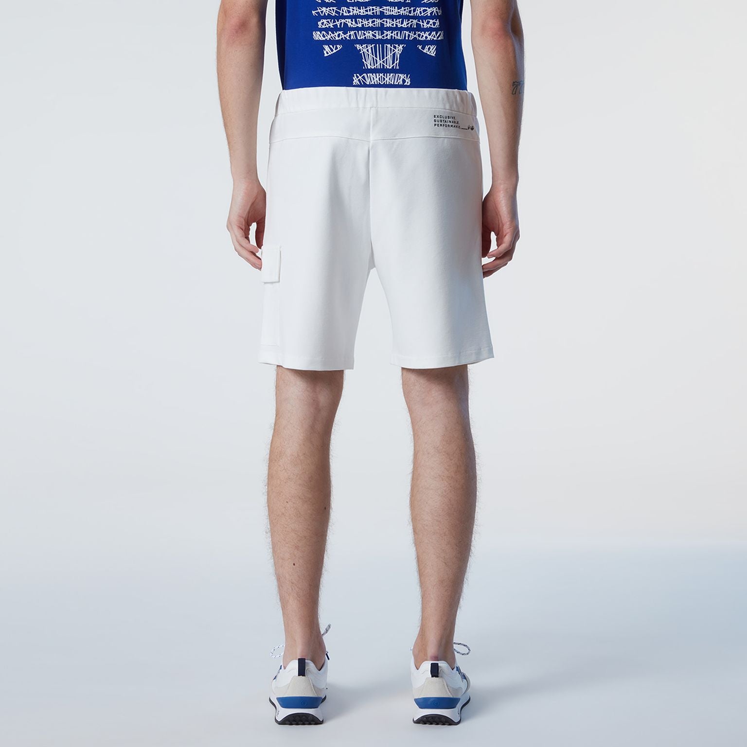 North Sails By Maserati, Interlock Sweat White Shorts